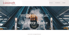 Desktop Screenshot of luenstroth-markenberatung.de