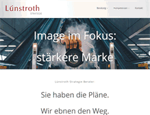 Tablet Screenshot of luenstroth-markenberatung.de